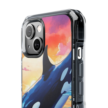 Orca Leaps Joyfully iPhone Case - Impact