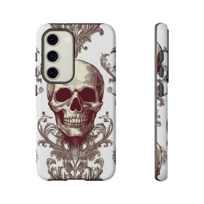 Gothic Skulls and Ornate Foliage Samsung S23 - Tough Phone Case