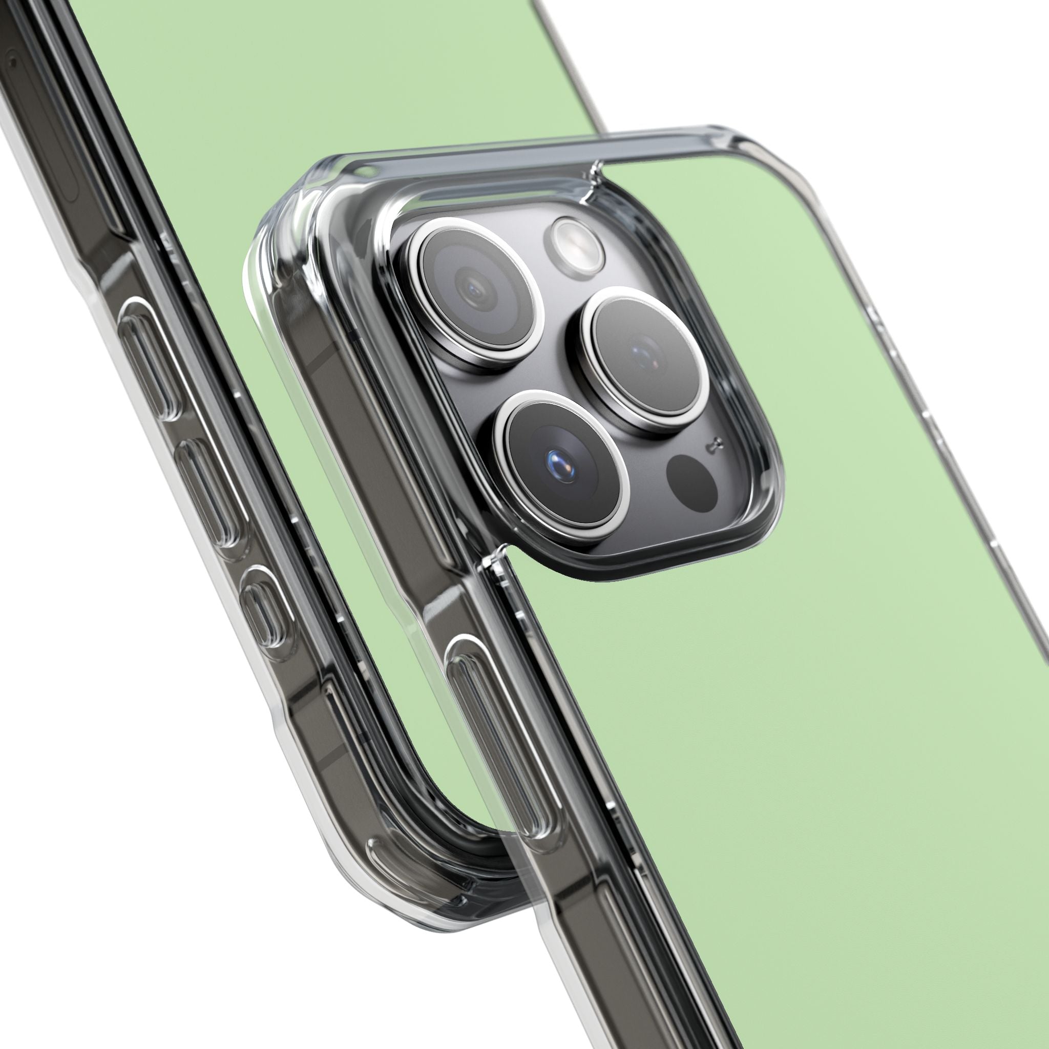 Tea Green - Clear Impact Case for iPhone