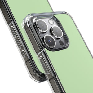 Tea Green | Phone Case for iPhone (Clear Impact Case - Magnetic)