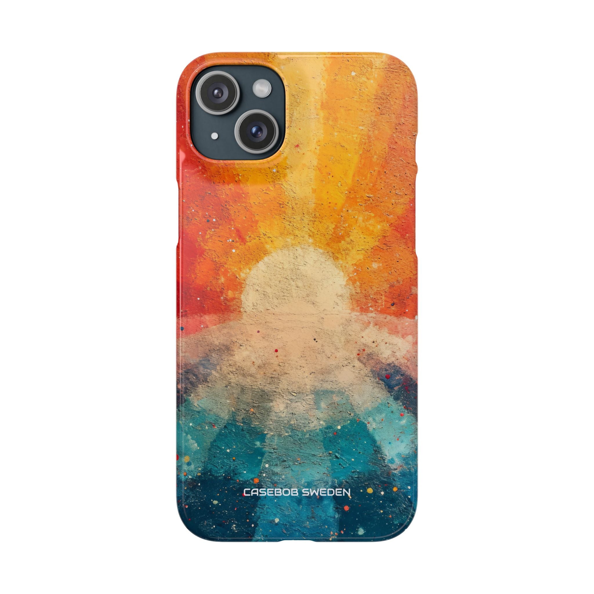 Sunburst Energy - Slim iPhone 15 Phone Case