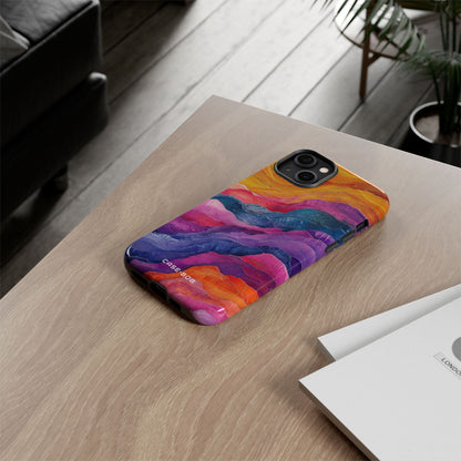 Vibrant Flow iPhone 14 Plus Case - Tough
