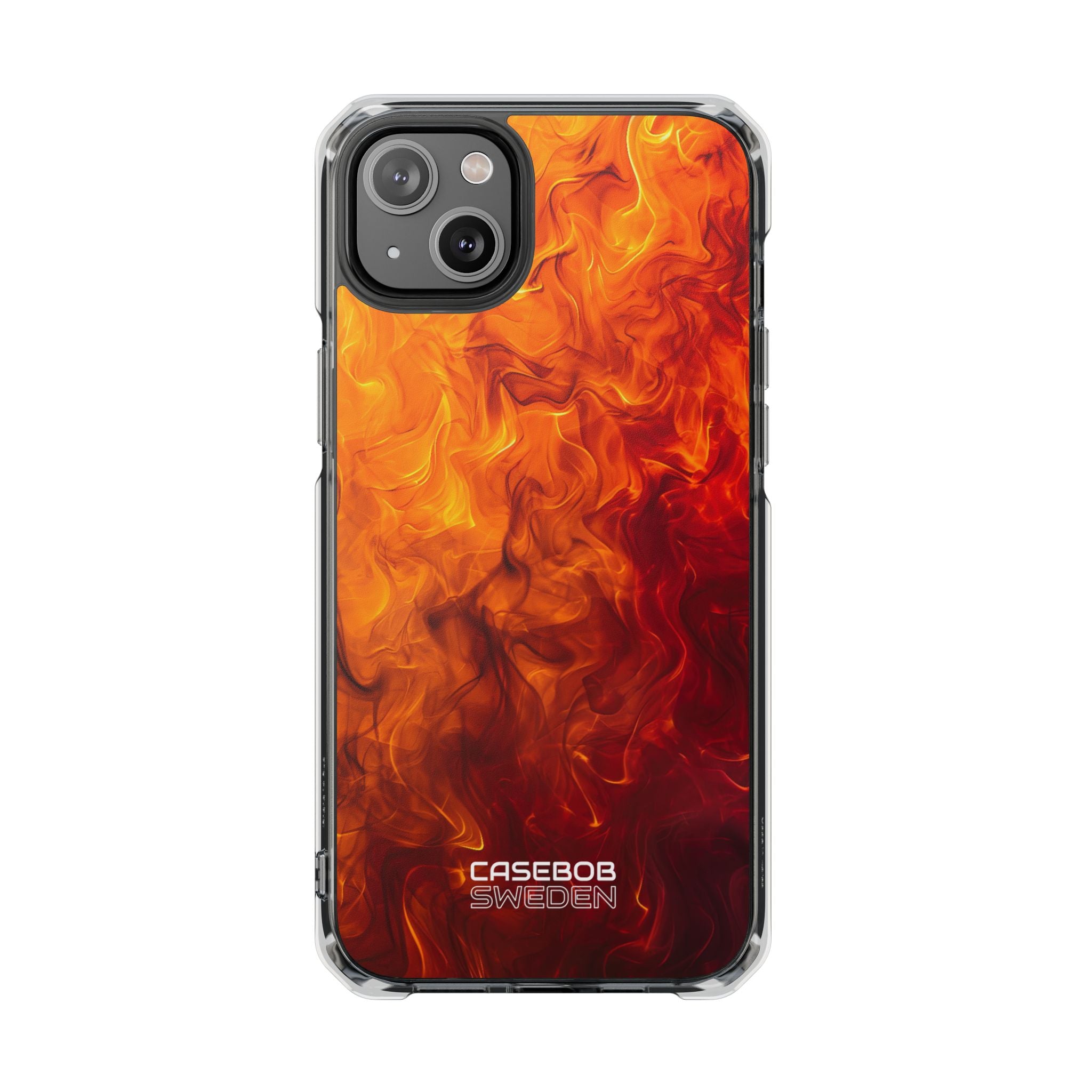 Flaming Energy Swirl iPhone 14 - Impact Clear+