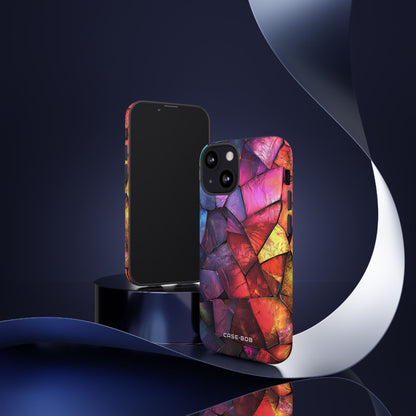 Cracked Prism iPhone 13 Mini Case - Tough