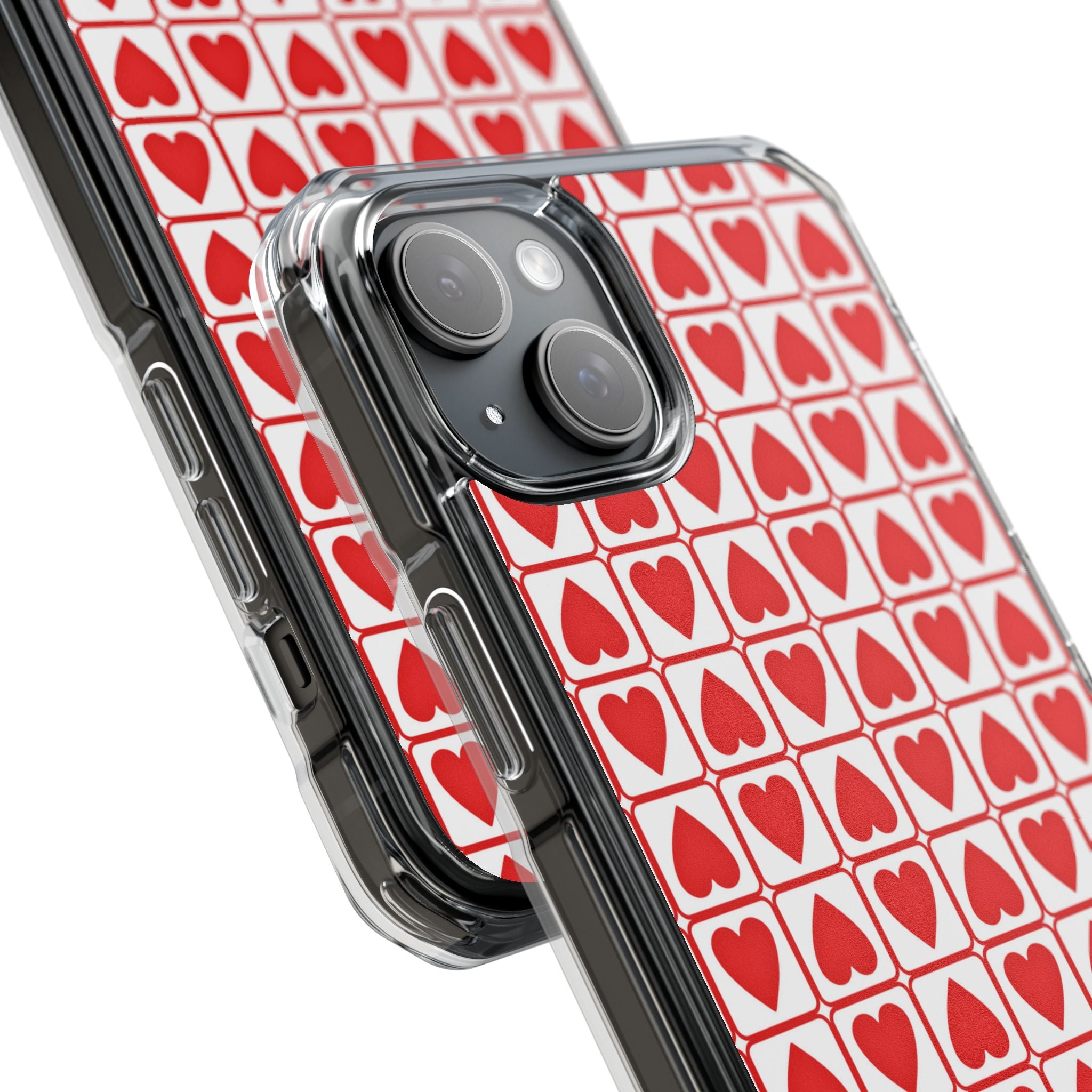 Hearts In Squares iPhone Case - Impact