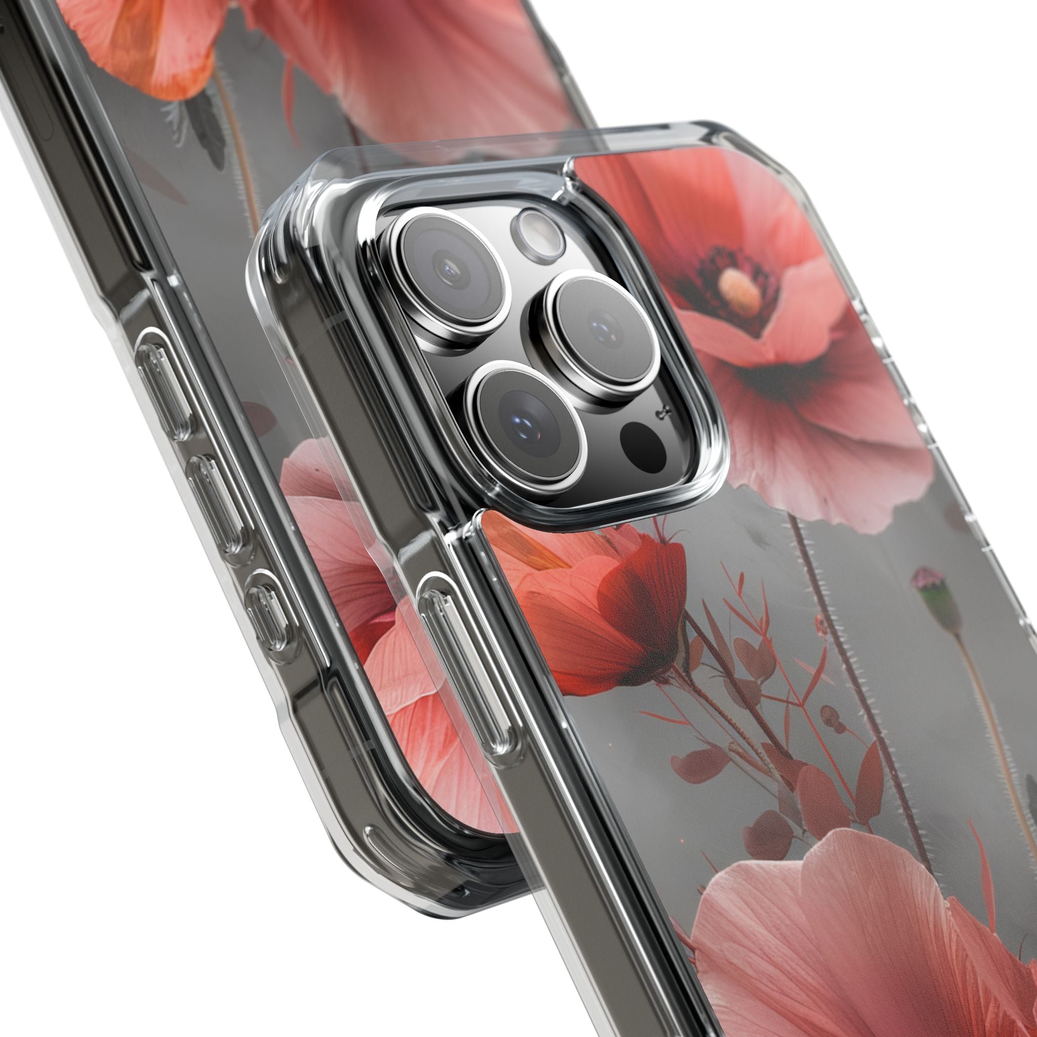 Ethereal Floral Elegance iPhone 16 - Clear Impact Phone Case