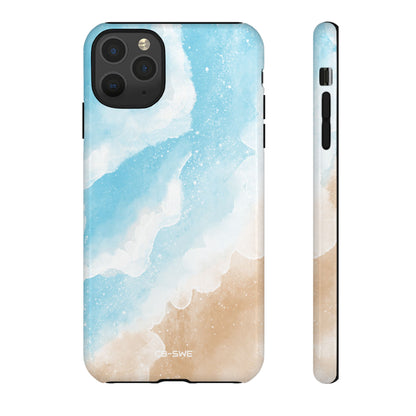 Serene Coastal Whispers - iPhone Case