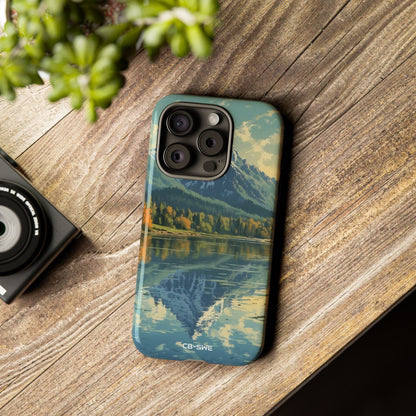 Mountain Reflects Calm - iPhone Case