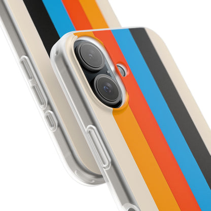 Vivid Stripe Harmony iPhone 16 Case - Soft