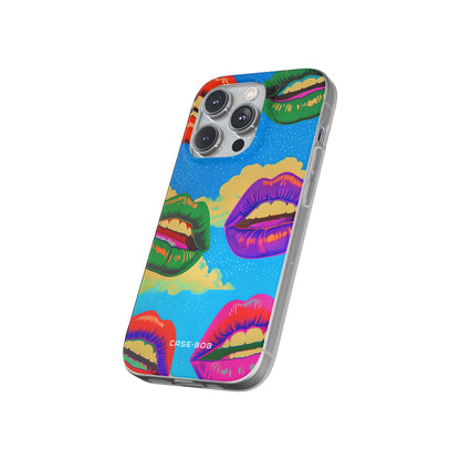 Colorful Lipscape iPhone 14 Pro Case - Soft