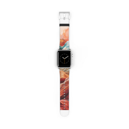 Fabric Peaks Sunset - Watch Band