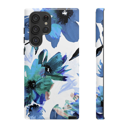 Blue Blossom Radiance Samsung S22 Ultra Case - Tough