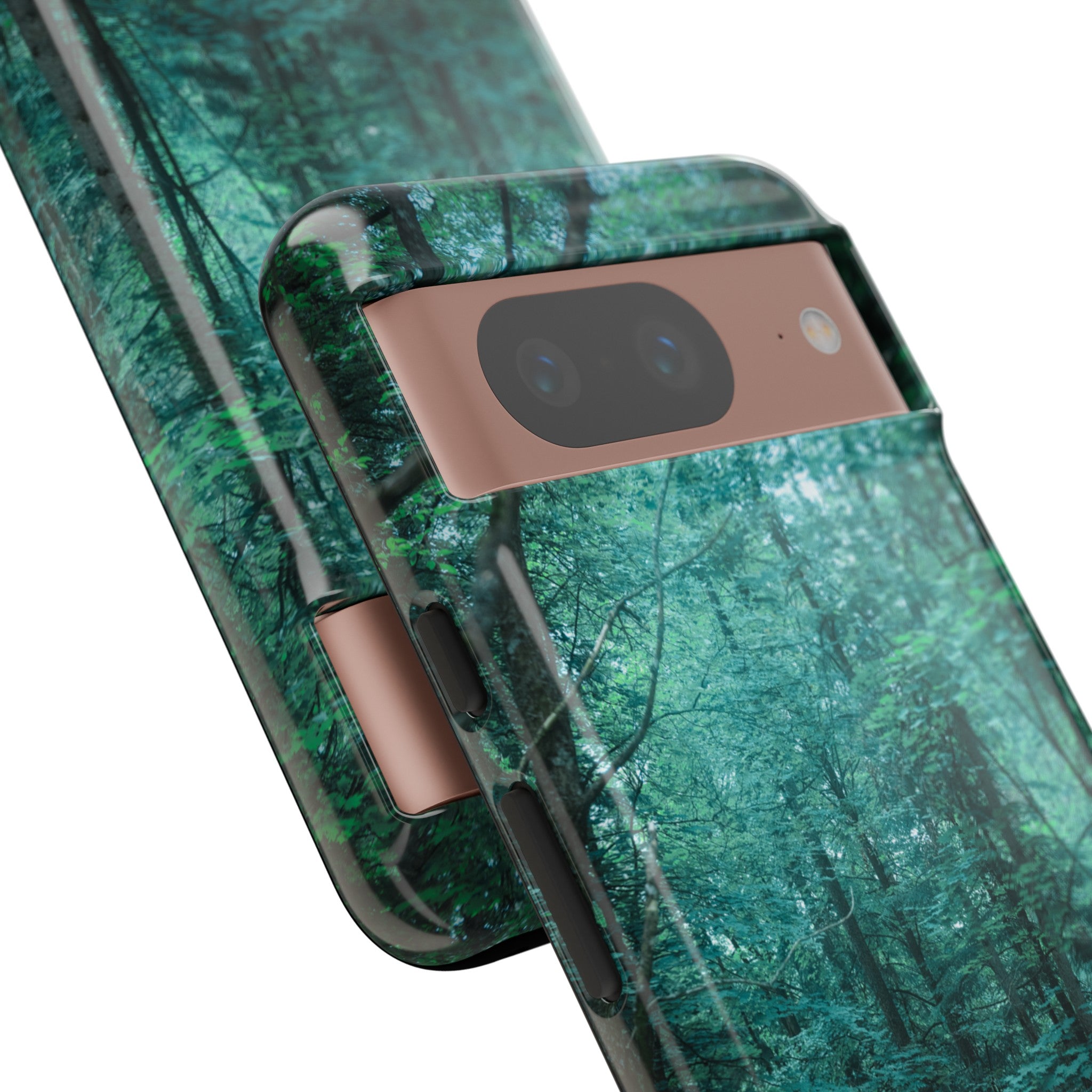 Mystical Forest with Stone Bridge - Protective Phone Case