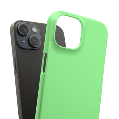 Pale Green iPhone 15 - Slim Phone Case