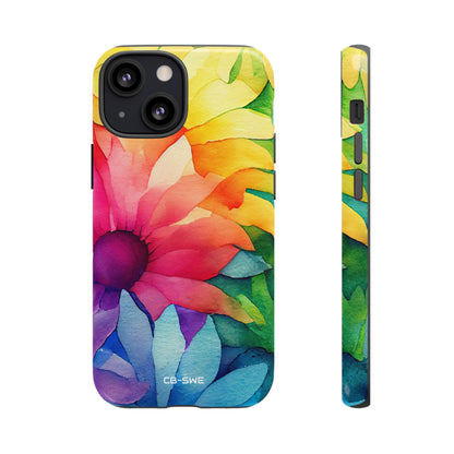 Vibrant Floral Symphony - iPhone Case