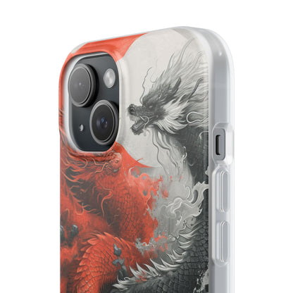 Zen Dragon Harmony iPhone 15 - Flexi Phone Case