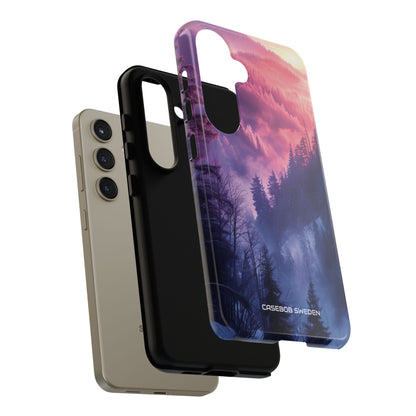 Misty Forest Serenity - Tough Samsung S24 Phone Case