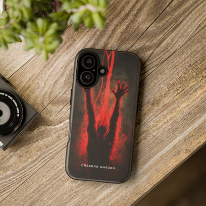 Gothic Crimson Ascension iPhone 16 - Tough Phone Case