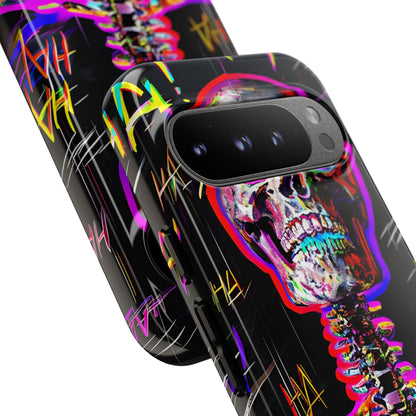 Neon Skeleton Chaos - Google Pixel Case