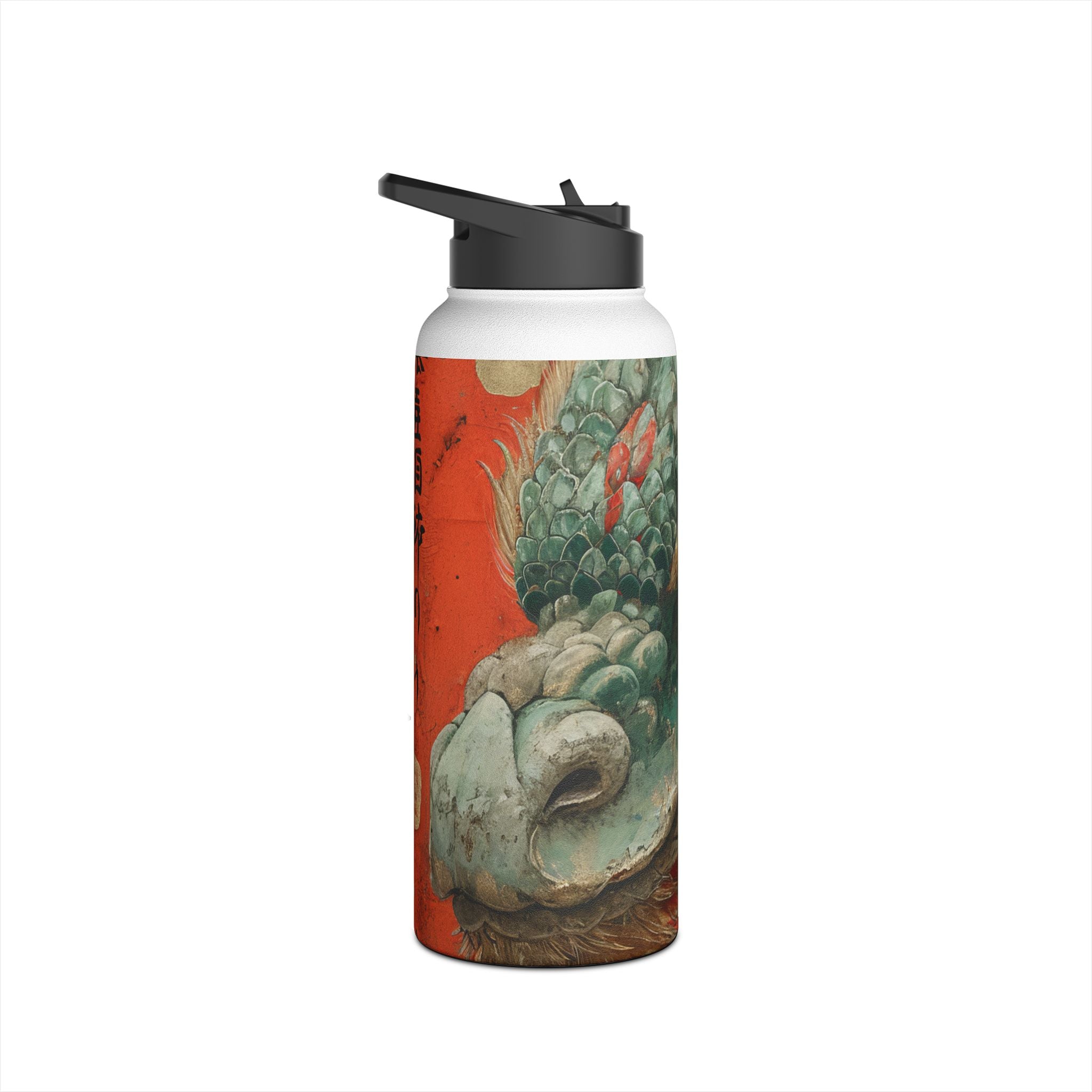 Dragon's Gaze Crimson - Stainless Steel Water Bottle