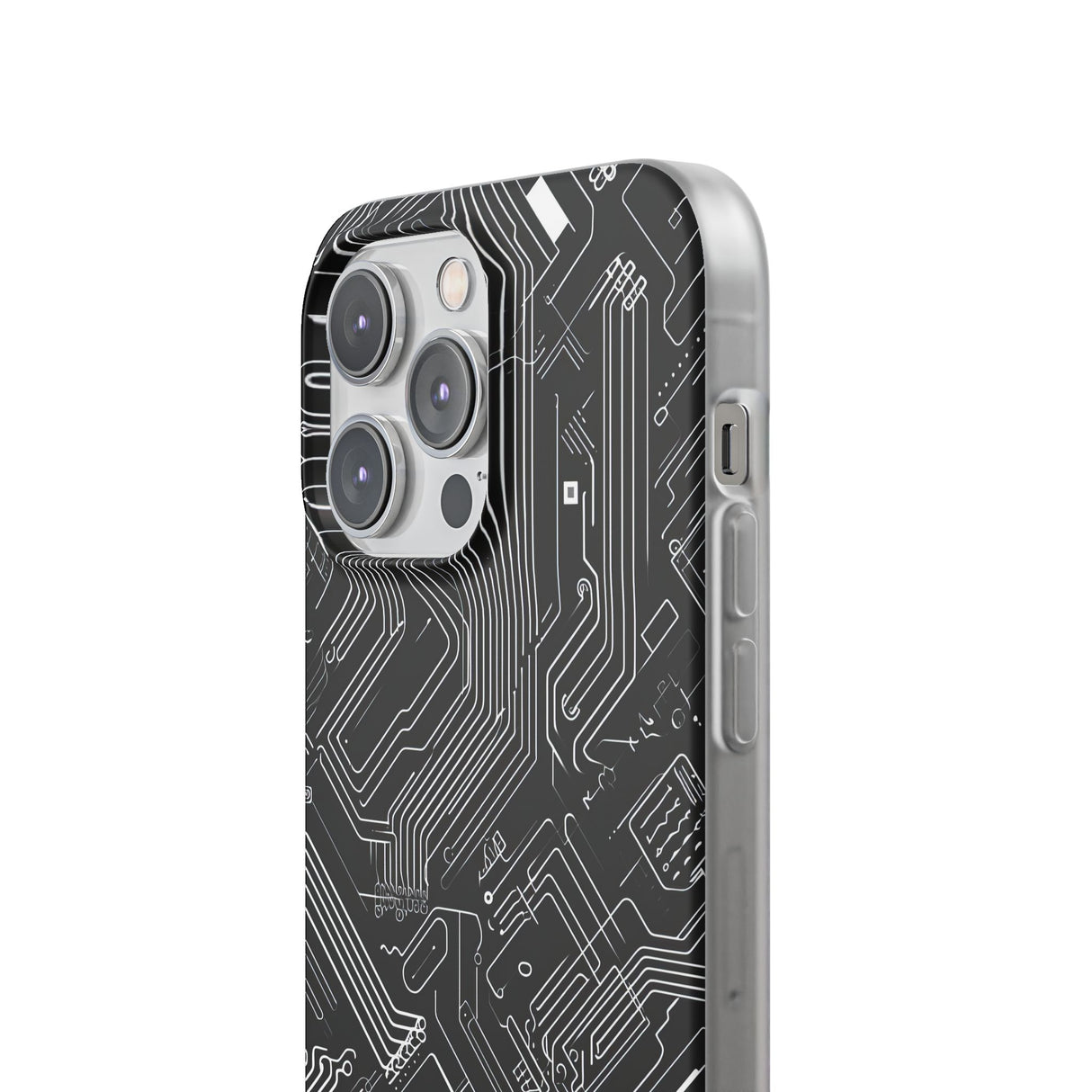 Cyber Circuitry Art | Flexible Phone Case for iPhone