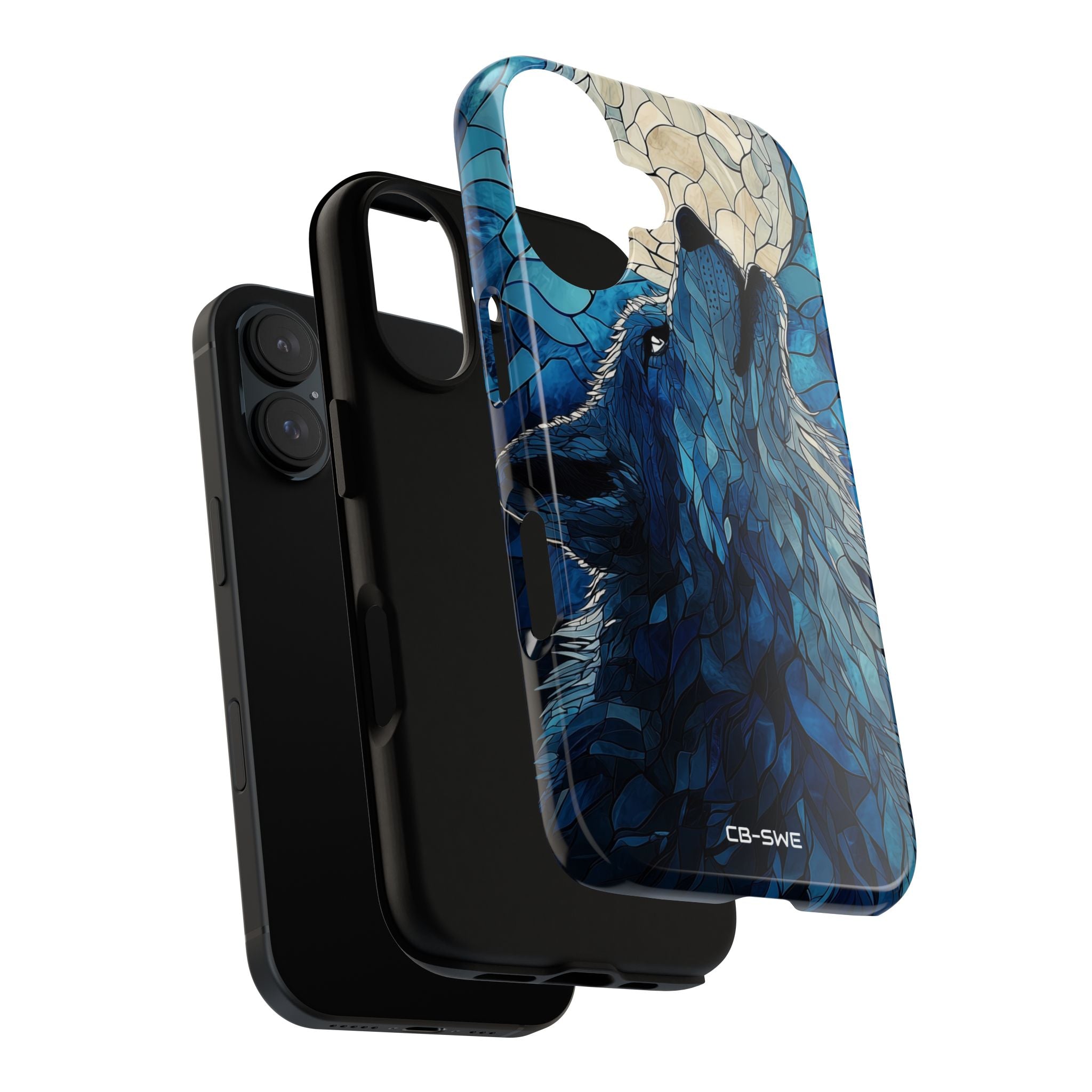 Wolf Howls Moonlight - iPhone Case