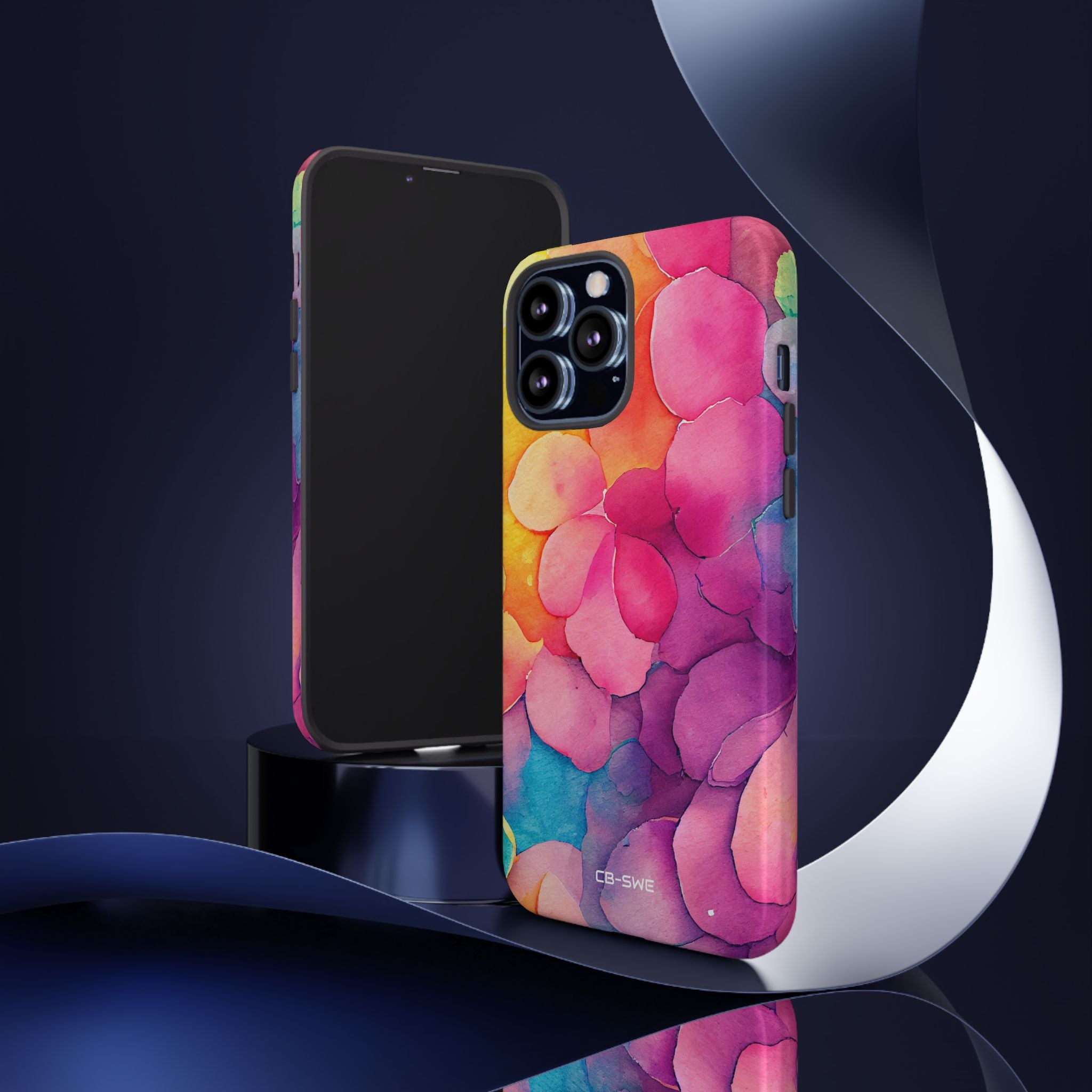 Vibrant Petal Fusion - iPhone Case