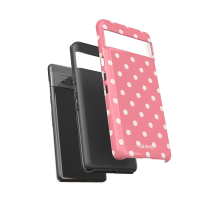 Pink Polka Harmony Google Pixel 7 - Tough