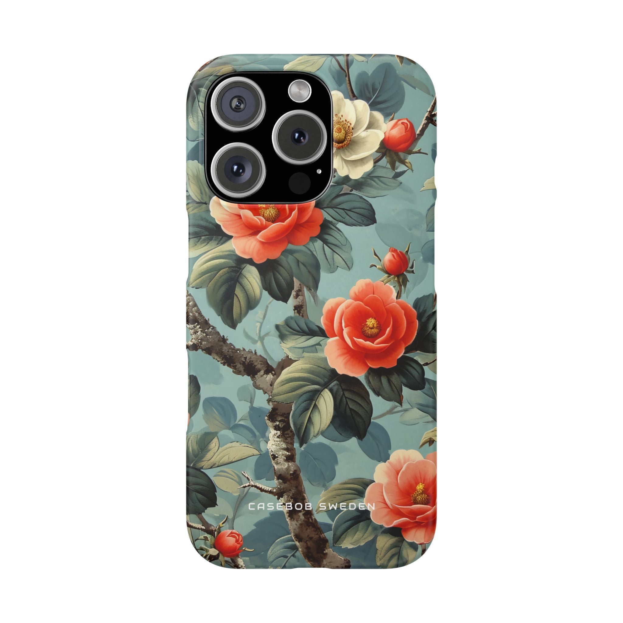 Vintage Floral Romance iPhone 16 - Slim Phone Case