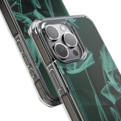 Teal Bloom Radiance iPhone 15 - Impact Clear+