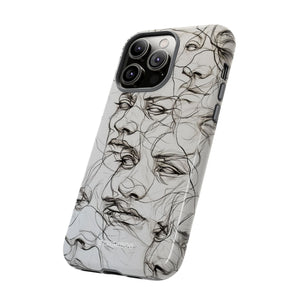 Ethereal Faces | Protective Phone Case for iPhone