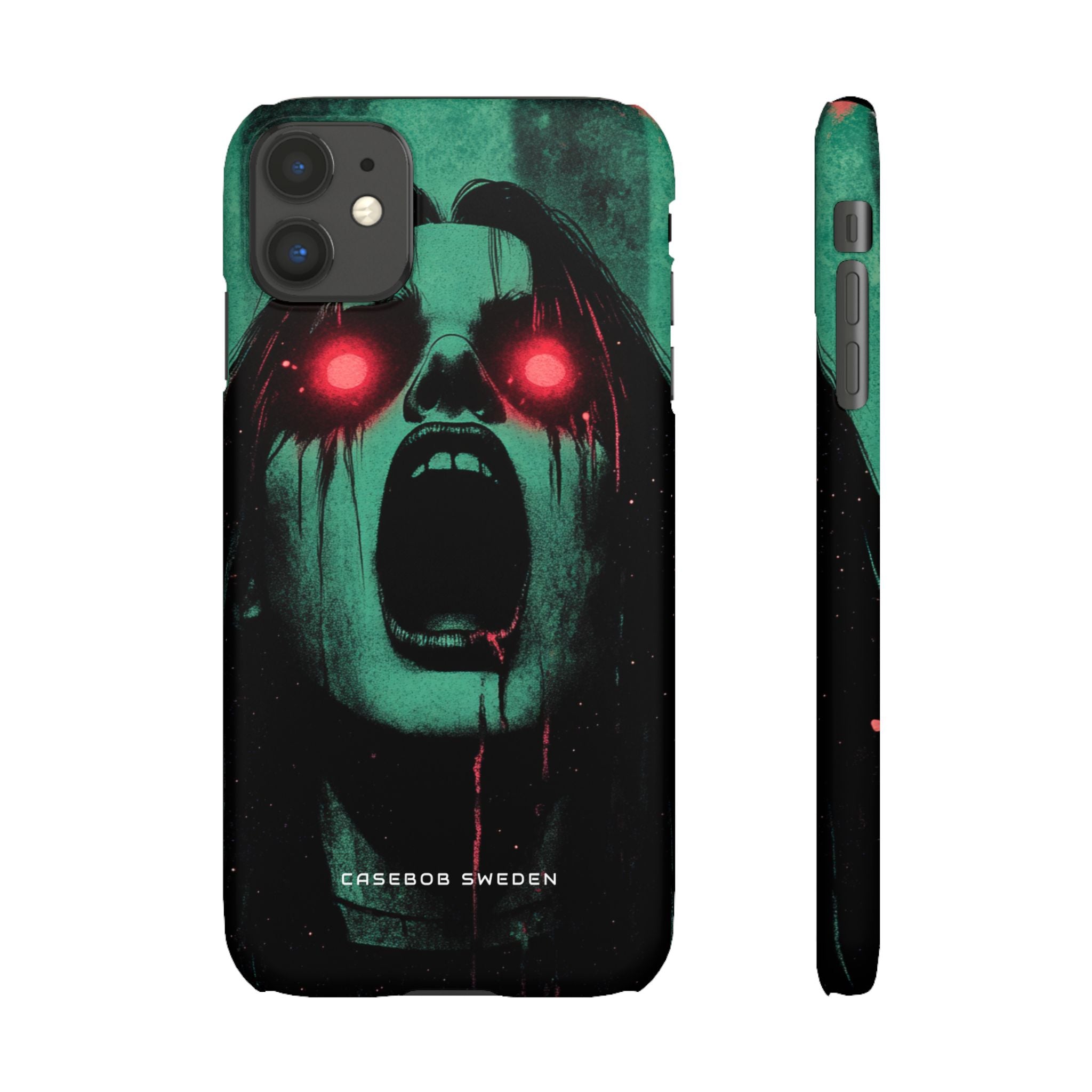 Haunting Glow of Gothic Eyes iPhone 11 - Slim Phone Case