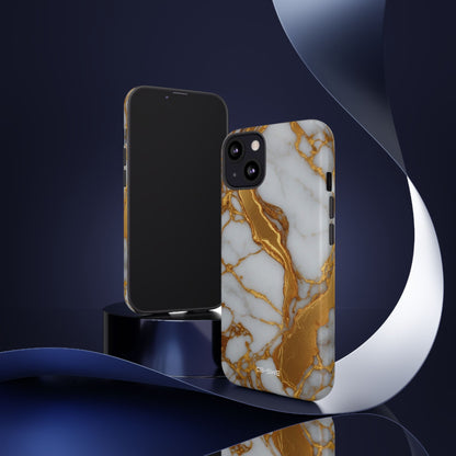 Golden Veins Flow - iPhone Case