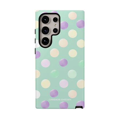 Pastel Polka Dots - Tough Samsung S24 Phone Case