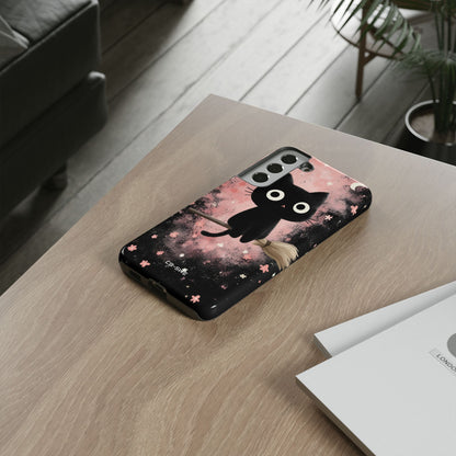 Whimsical Cat Soars - Samsung Case