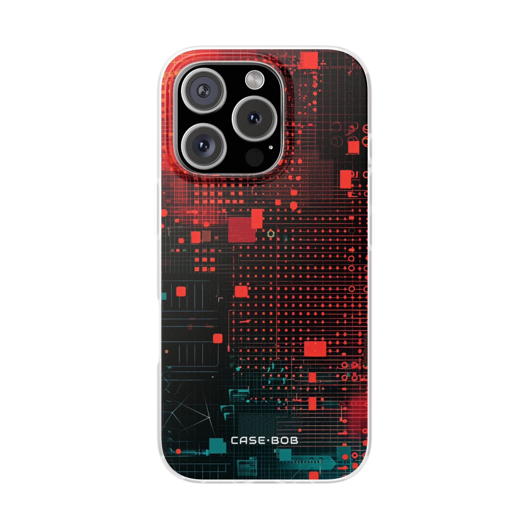 Grid Fusion iPhone 16 Pro Case - Soft