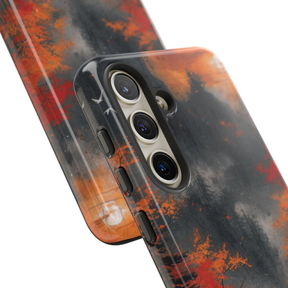 Montagne Nebbia Cremisi Samsung S24 - Tough