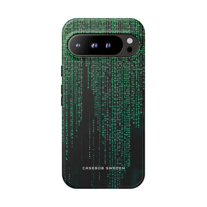 Cyber Green Cascade Google Pixel 9 - Tough Phone Case