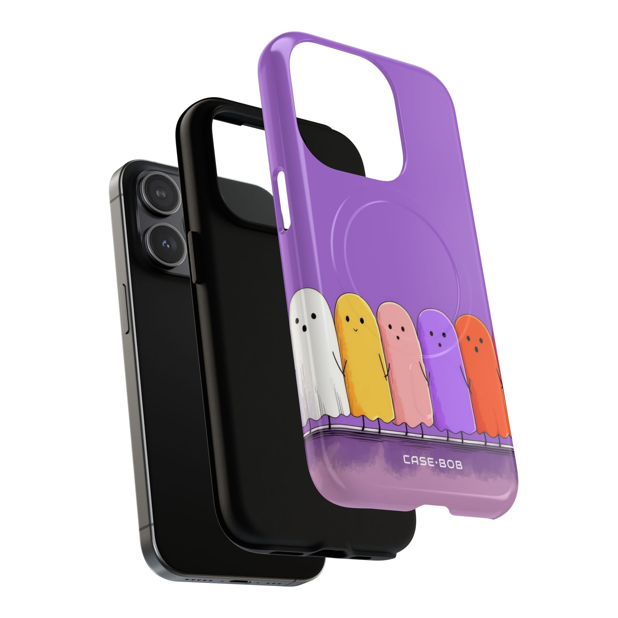 Colorful Ghosts iPhone 15 Pro Case - Tough+