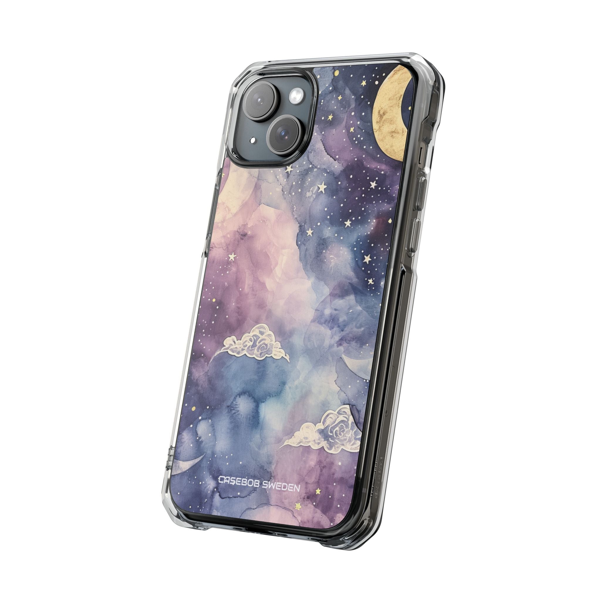 Dreamy Celestial Night - Clear Impact iPhone 15 Phone Case