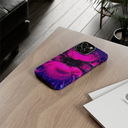 Deep Pink Ink Art iPhone Case (Protective) Phone Case