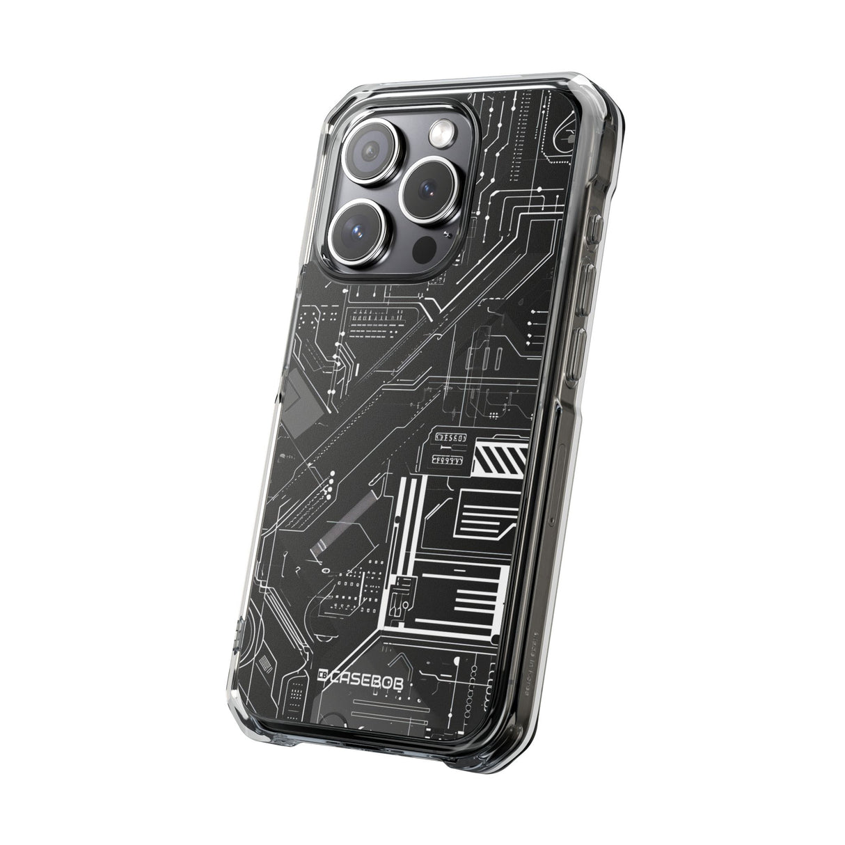 Circuit Overdrive - Phone Case for iPhone (Clear Impact - Magnetic)