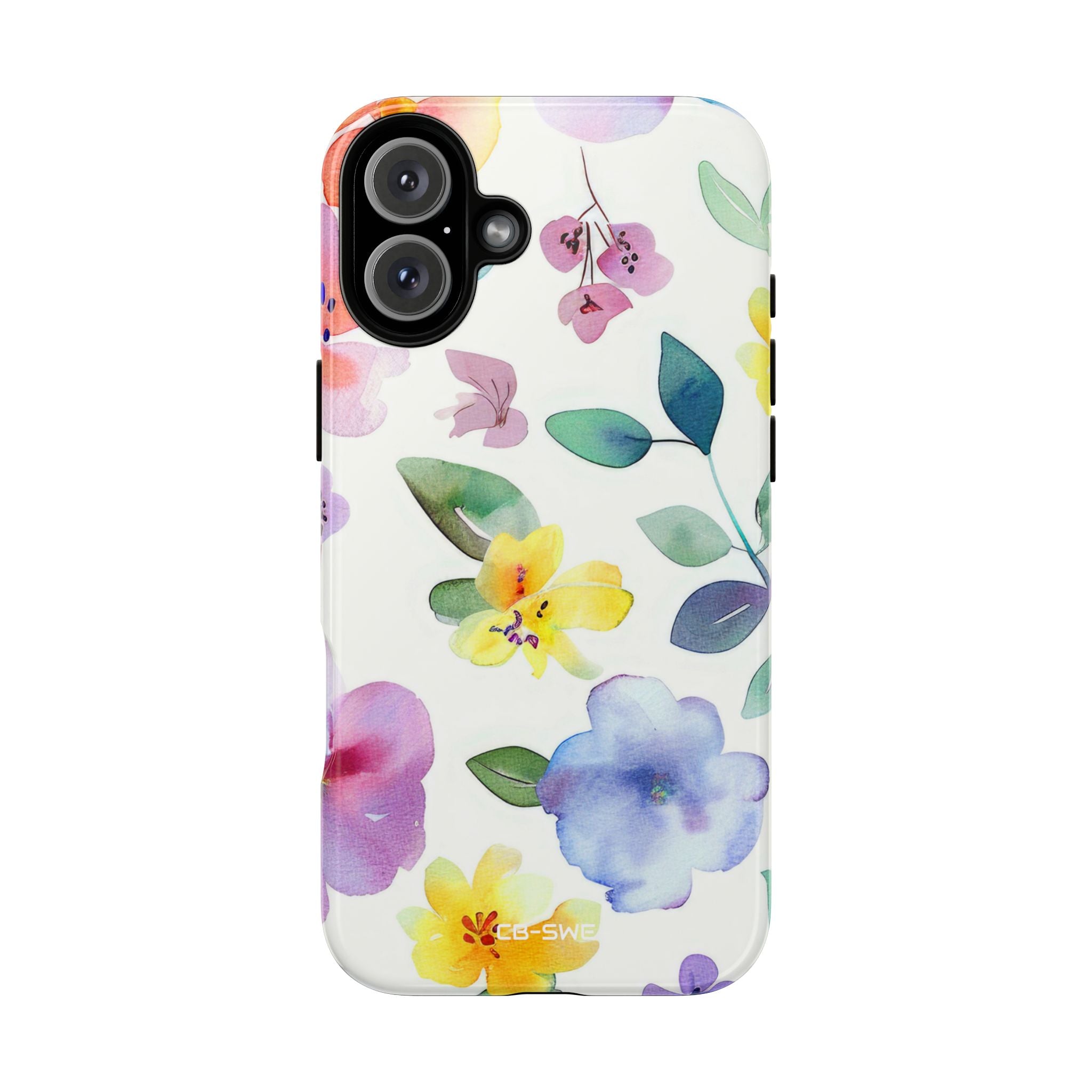 Whimsical Watercolor Florals - iPhone Case