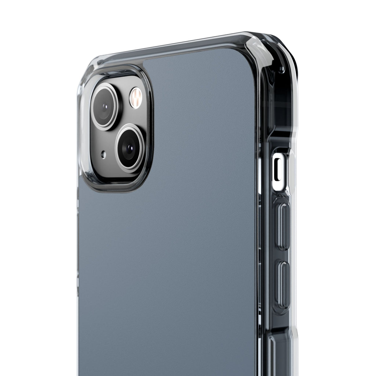 Slate Gray | Phone Case for iPhone (Clear Impact Case - Magnetic)