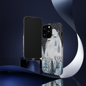 Cute Winter Landscape - Protective Phone Case