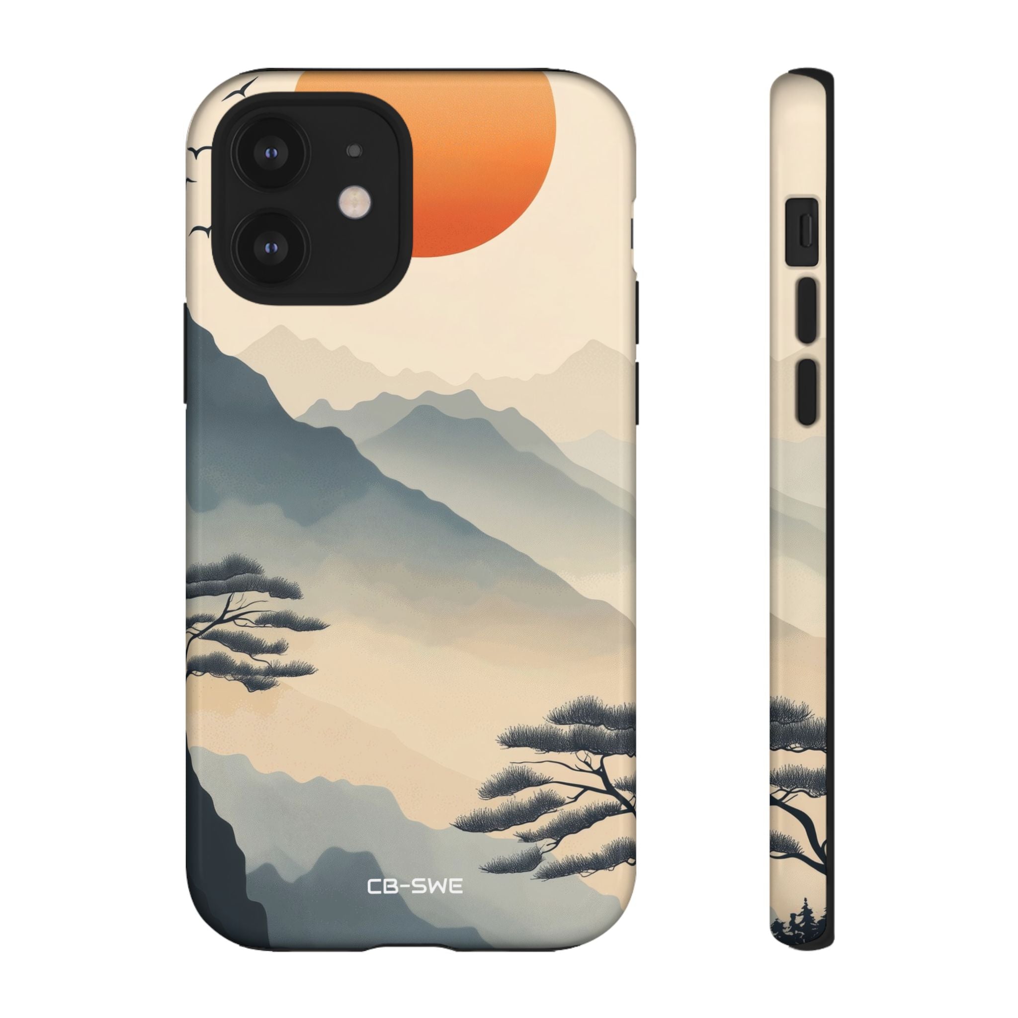 Mountains Embrace Sun - iPhone Case