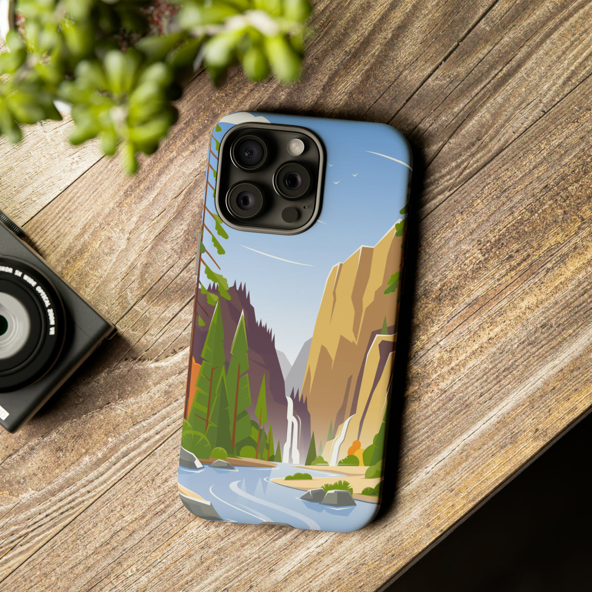 Waterfall at National Park - Protective Phone Case