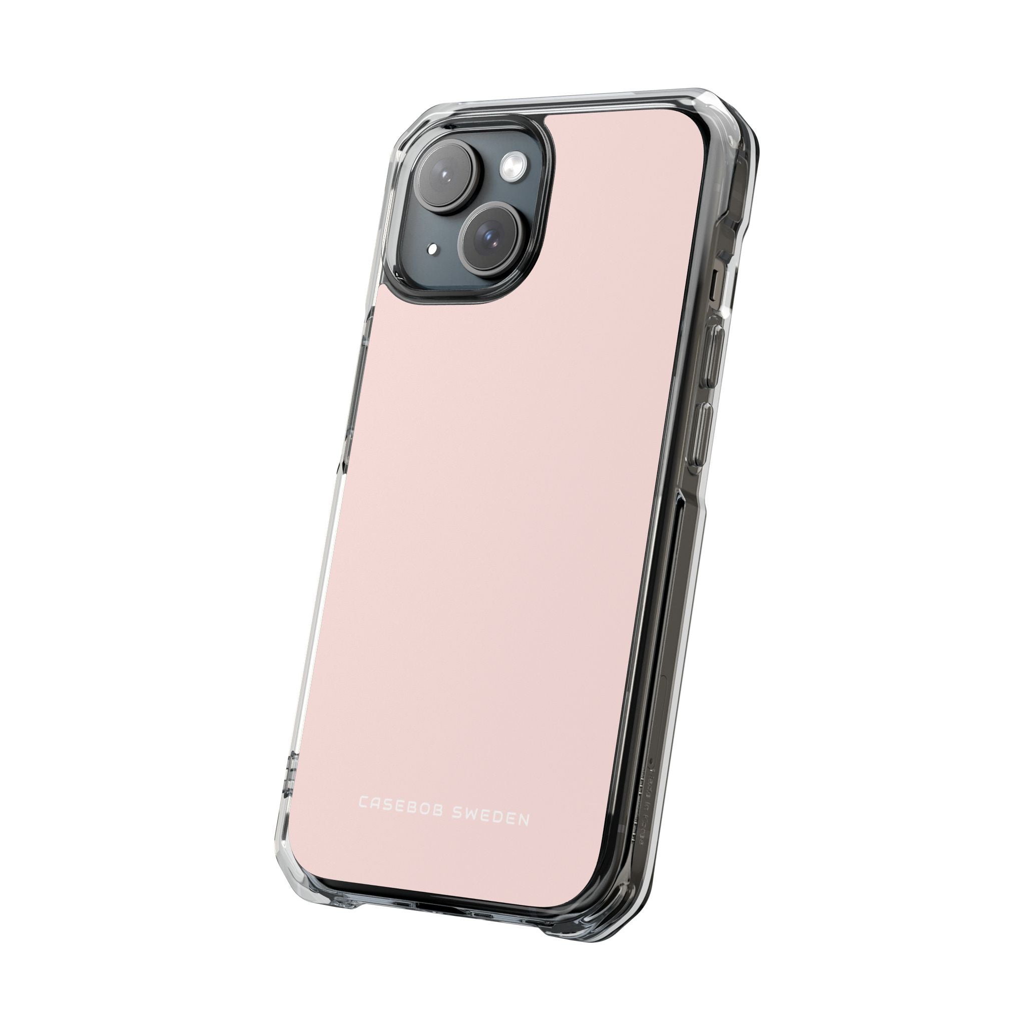 Misty Rose iPhone 15 - Clear Impact Phone Case