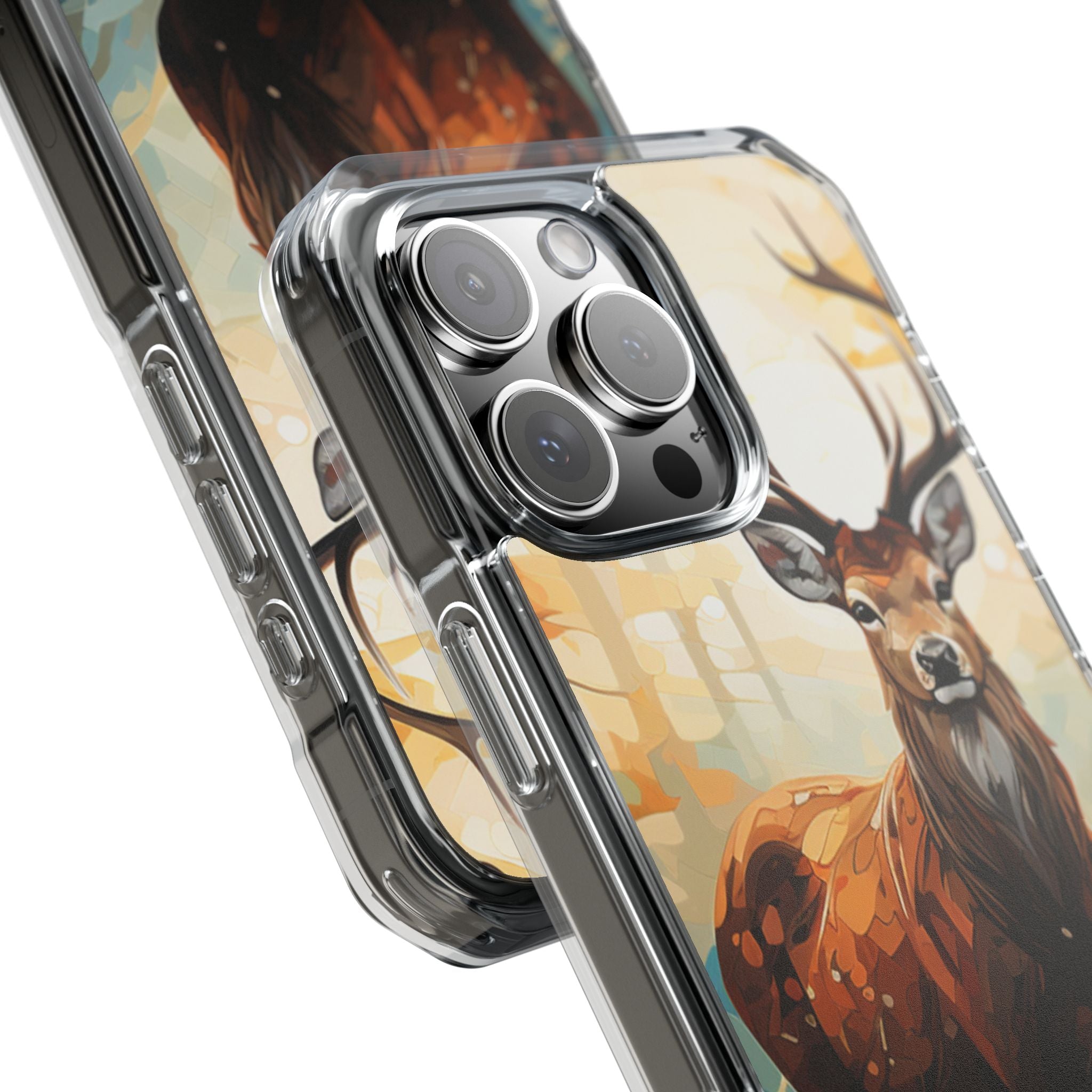 Glowing Stag iPhone 16 Pro Max Case - Impact