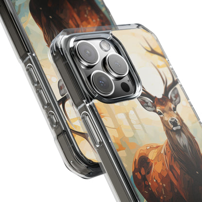 Glowing Stag iPhone 16 Pro Max Case - Impact